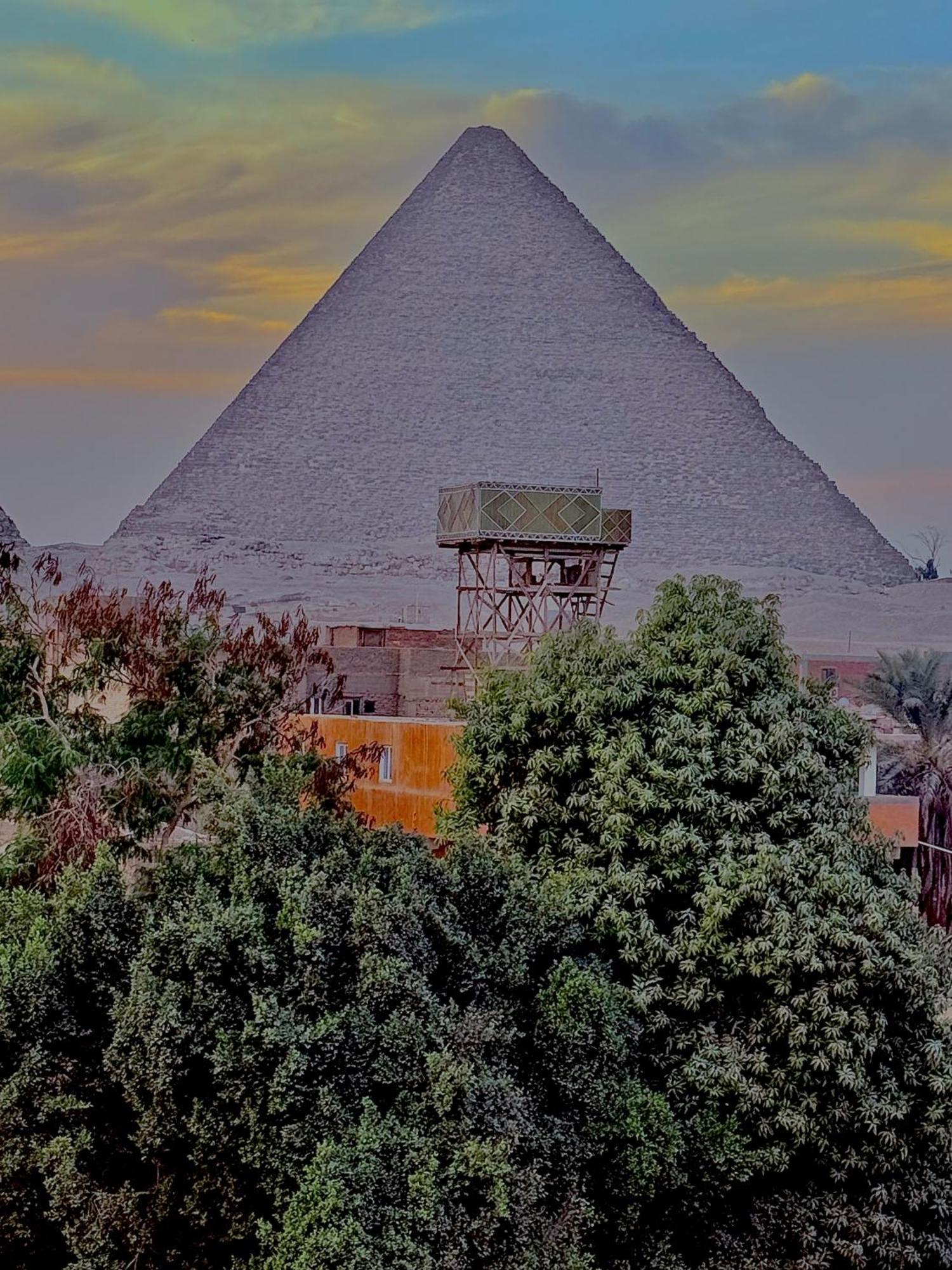Flower Pyramids Inn Kafret el-Gabal Esterno foto